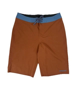 Patagonia Hombres Hydropeak Boardshorts 21" Sisu Marrón Azul Borde 29" Cintura Nuevo sin Etiquetas Foto 1 de 4