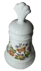 Vintage Danbury Mint Aynsley England Fine Bone China Glocke Landhaus Garten Schmetterling - Bild 1 von 6