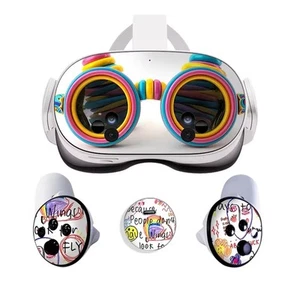 Autocollant Vinyle Skin pour Contrôleur Casque VR Mate 3S, Autocollant PVC, Nie6657 - Photo 1/6
