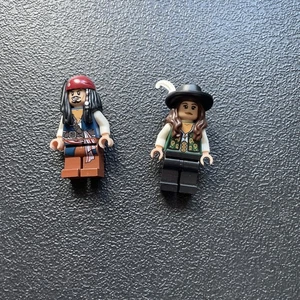 Lego Pirates Of The Caribbean Minifigures: Angelica & Jack Sparrow - Picture 1 of 8