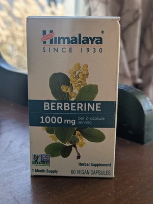 Cápsulas veganas de berberina del Himalaya, 1000 mg, paquete de 60 Foto 1 de 3