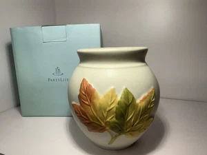 *GEBRAUCHT* PartyLite #P7921 Harvest Aroma Wax Melts Wärmer Herbst Blätter Teelicht - Bild 1 von 13
