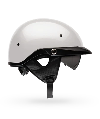 Bell Pit Boss Cruiser Motorcycle Helmet - Gloss Pearl White - CHOOSE SIZE Foto 1 de 2