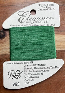 Rainbow Gallery - Elegance Twisted Silk E829 Christmas Green - Picture 1 of 1