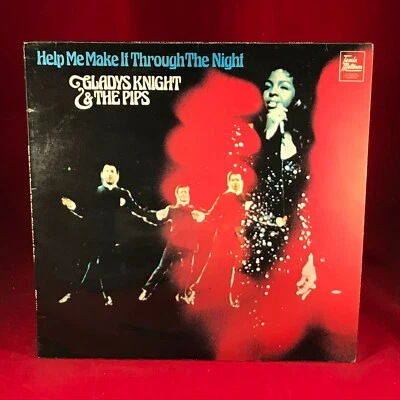 GLADYS KNIGHT & THE PIPS Help Me Make It Through The Night 1973 UK Vinyl LP - Image 1 of 3