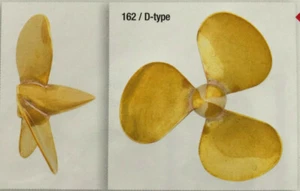 Auswahl Aeronaut Messing Schiffsschraube M3 3-Blatt Schiffspropeller 162 D-Type - Bild 1 von 2