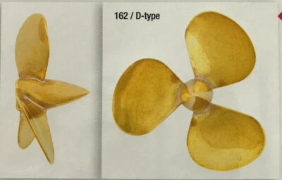 Auswahl Aeronaut Messing Schiffsschraube M3 3-Blatt Schiffspropeller 162 D-Type - Bild 1 von 2