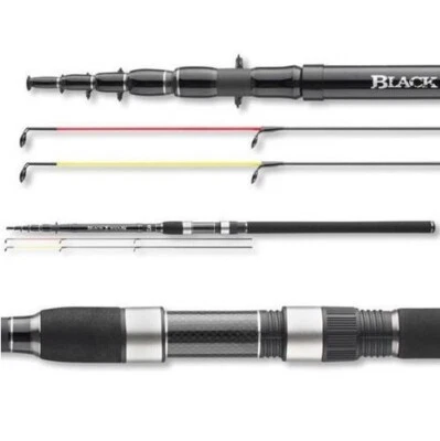DAIWA Black Widow Tele Feeder 3,60m/A 120g Vergella Canna da Pesca Telescopica