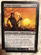 MTG Toshiro Umezawa Betrayers of Kamigawa 89/165 Regular Rare