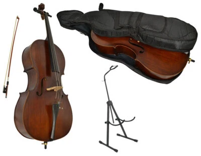 Sotendo Full Size Student Cello Set with Stand - Image 1 of 3