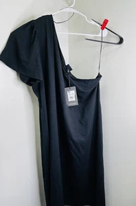 New Who What Wear Women's Plus Size Off The Shoulder Dress Size 4X Black - Picture 1 of 6