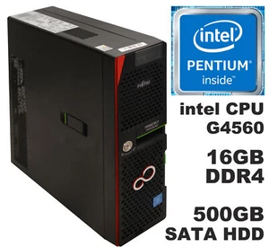 Fujitsu TX1320 M3 Server D3307-A13+16GB DDR4 CPU Raid 12gB Controller 500GB TX3 - Picture 1 of 1