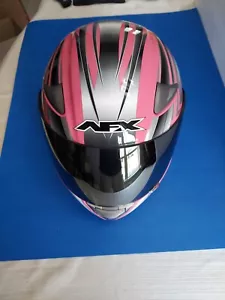 AFX DARE FX90 Full Face Motorcycle Helmet Pink And Black (Small) - Picture 1 of 10