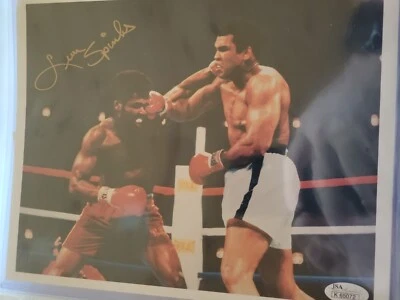 leon spinks autographed 8x10 Photo Jsa Certified - Image 1 of 3