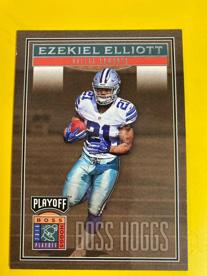D47349  2016 Playoff Boss Hoggs #BHEE Ezekiel Elliott COWBOYS ROOKIE - Image 1 of 1