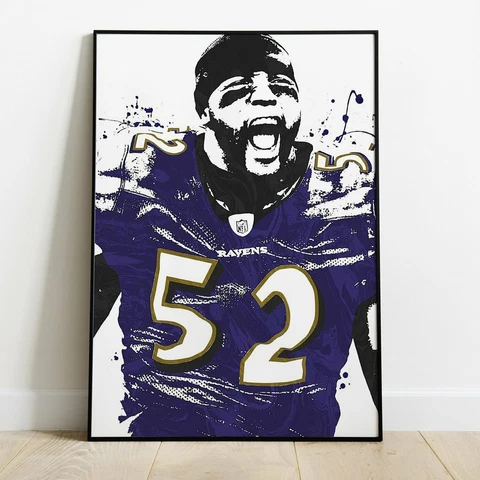 Baltimore Ravens Ray Lewis Premium Poster Cover