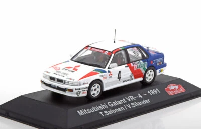 MITSUBISHI GALANT VR-4 #4 RALLYE MONTE CARLO 1991 SALONEN SILANDER ATLAS 1/43 - Immagine 1 di 3