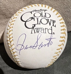 Ron Santo Signed Gold Glove BaseBall with PSA Sticker Only Coa - Picture 1 of 2