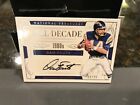National Treasures All Decade Autograph Chargers Dan Fouts 10/25  2016
