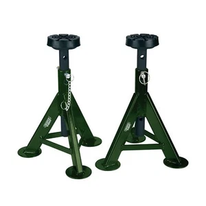 Draper Esperto Cavalletti 3 Tonnellata Verde Circolare Sella Altezza 350-555mm - Foto 1 di 1