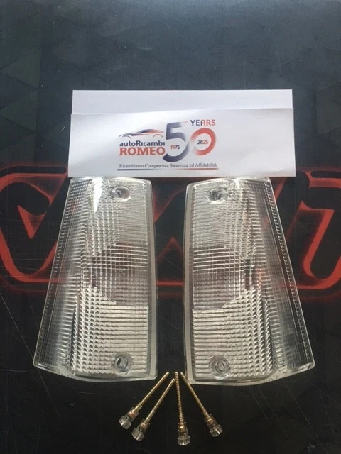 2 GEMME + 4 VITI  FANALINI BIANCHI  ANTERIORE DESTRO E SINISTRO FIAT PANDA 141 - Image 1 of 1