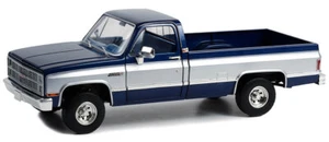 GREENLIGHT - 1984 GMC K-2500 Sierra Grande Wideside blu scuro e argento - 1/1... - Foto 1 di 2