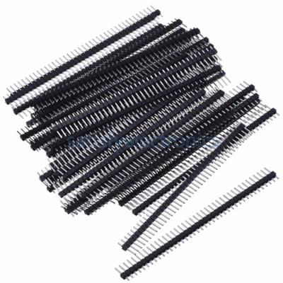 12pcs 1 X 40pin 2.54 breakaway Male header for Arduino Prototype Shield DIY - Image 1 of 4