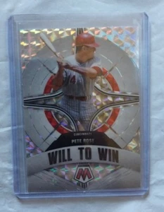 2022 Panini Mosaic - Pete Rose "Will To Win" Silver PRIZM - Picture 1 of 2