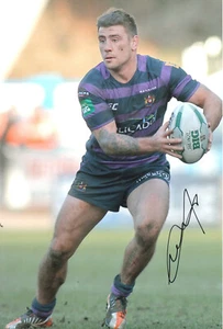 Michael McIlorum Wigan warriers Hand Signed Photo 12x8" Autograph Rugby AA - Picture 1 of 1