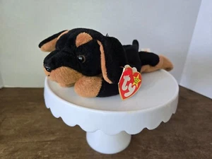 Doby the Doberman Puppy Dog TY Beanie Babies 1996 - Imagen 1 de 8