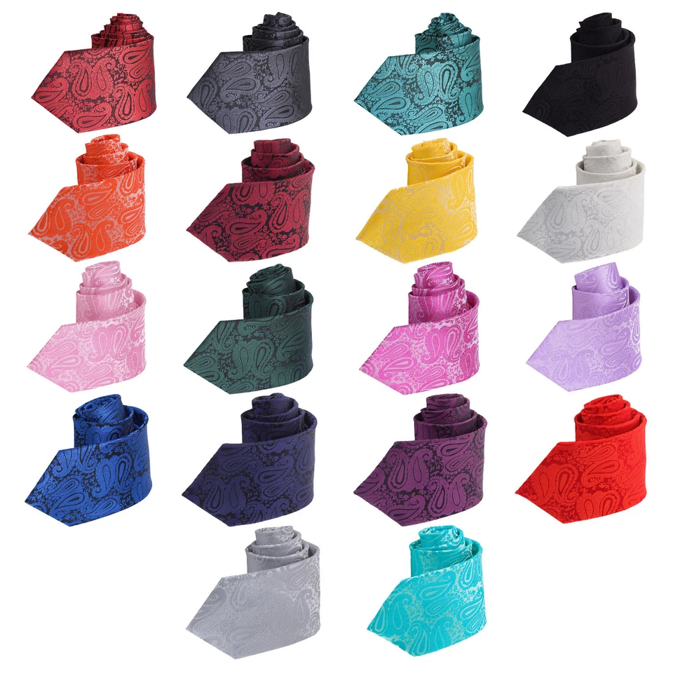 Mens Tie Woven Floral Paisley Casual Formal Wedding Classic Necktie by DQT - Image 1 of 1