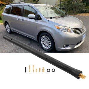 7''/23cm Short Black Antenna Mast Radio AM/FM For TOYOTA SIENNA 1998-2016 - Picture 1 of 10