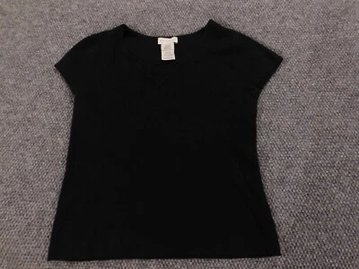 Camiseta feminina White Stag pulôver preta grande stretch top - Imagem 1 de 4