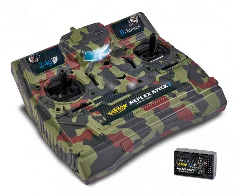 Carson 500501008 - FS Reflex Stick II 2.4GHz 6CH Camouflage   Neuware - Bild 1 von 1