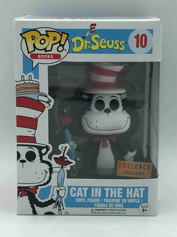 Funko POP! Books: Dr. Seuss - Cat in The Hat (Umbrella) #10 - BoxLunch Exclusive Cover