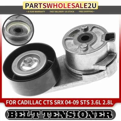Conjunto de tensor de correa y polea para Cadillac CTS SRX STS 2005-2011 V6 2,8 L 3,6 L Foto 1 de 4