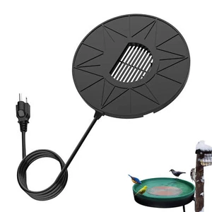 Birdbath Heater For Winter Thermostatically Heated 70W Plug-in Bird intensely - Picture 1 of 5
