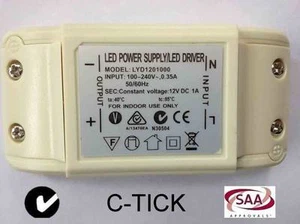 5 x LED Driver 12V LED Power supply LED transformer LED Adapter 12W all LED use - Picture 1 of 3