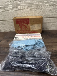 20 MULE TEAM HORSE DRAWN WESTERN WAGON FIGURE KIT BOXED NEW - Picture 1 of 6