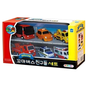 Tayo the Little Bus Friends Special Car Toy Set of 6 - Picture 1 of 3