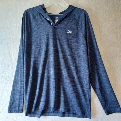 Sudadera con Capucha Pro Player Para Hombre Adulto L Azul Marino Manga Larga Ligera Foto 1 de 4