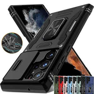 For Samsung S25 S24 S23 S22 S21 S20 FE Ultra Plus Case Shockproof Ring Cover - Picture 1 of 14