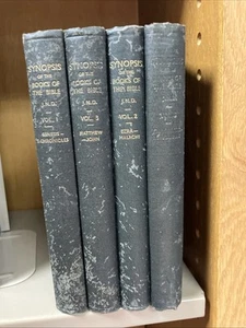 Synopsis of the Books of the Bible J. N. Darby UK 1957 HC Book 1-3 & 5 (Lot 4) - Picture 1 of 8