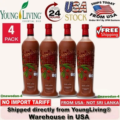 Aceites esenciales NingXia Red Young Living (4 botellas x 750 ml) - ¡NUEVO EN CAJA! ❗Vendedor de EE. UU.️❗ Foto 1 de 3