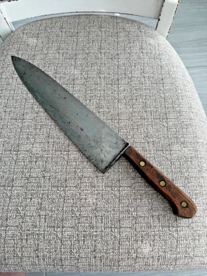 Cuchillo de chef Dexter #48912 vintage - 18" de longitud total Foto 1 de 4