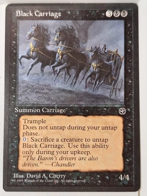 Black Carriage - Homelands - Magic the Gathering MTG Nice! - Image 1 of 3