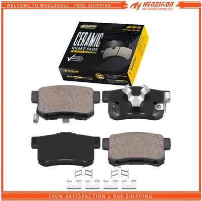 适用于本田 CR-V Crossstour 讴歌 RDX 后陶瓷刹车片 带硬件套件 美国 — 第 1/4 张图片