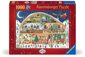 Ravensburger Santa’s Workshop - Rompecabezas de 1000 piezas | Un norte mágico... - Imagen 1 de 5