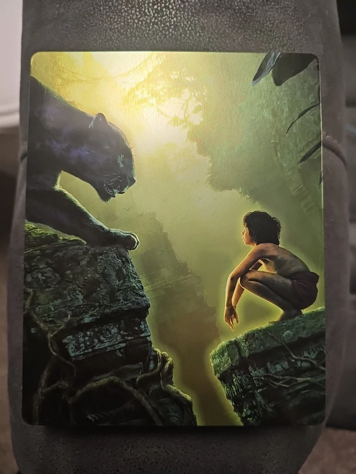 Disney The Jungle Book Blu-ray 3D - Zavvi Steelbook - Region A B C Foto 1 de 4