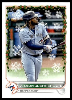 2022 Topps Holiday Vladimir Guerrero Jr. Toronto Blue Jays #HW10 - Image 1 of 2